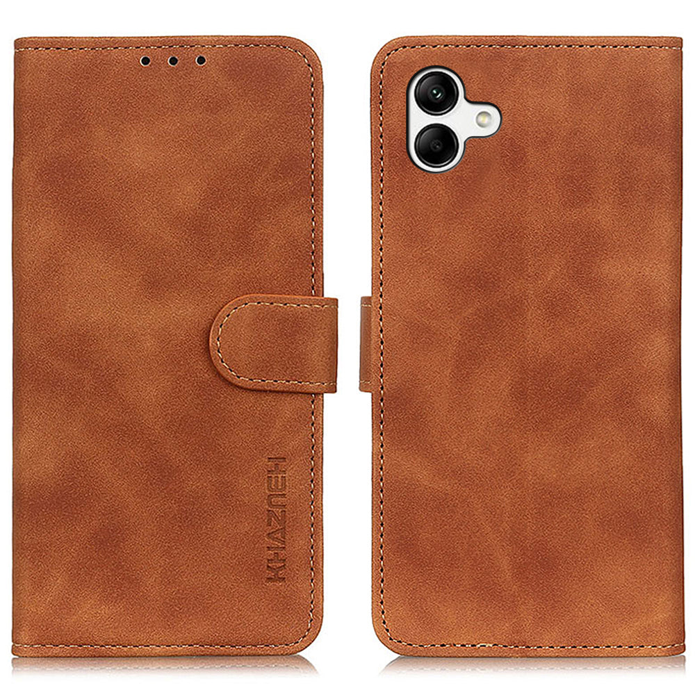 KHAZNEH Pro Samsung Galaxy F14 5G PU kožené pouzdro na telefon Peněženka Retro kryt na smartphone KHAZNEH Pro Samsung Galaxy F14 5G PU kožené pouzdro na telefon Peněženka Retro kryt na smartphone